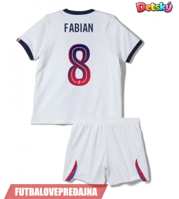 Lacne Dětský Futbalové dres Paris Saint-Germain Fabian Ruiz #8 2026-27 Krátky Rukáv - Preč (+ trenírky)